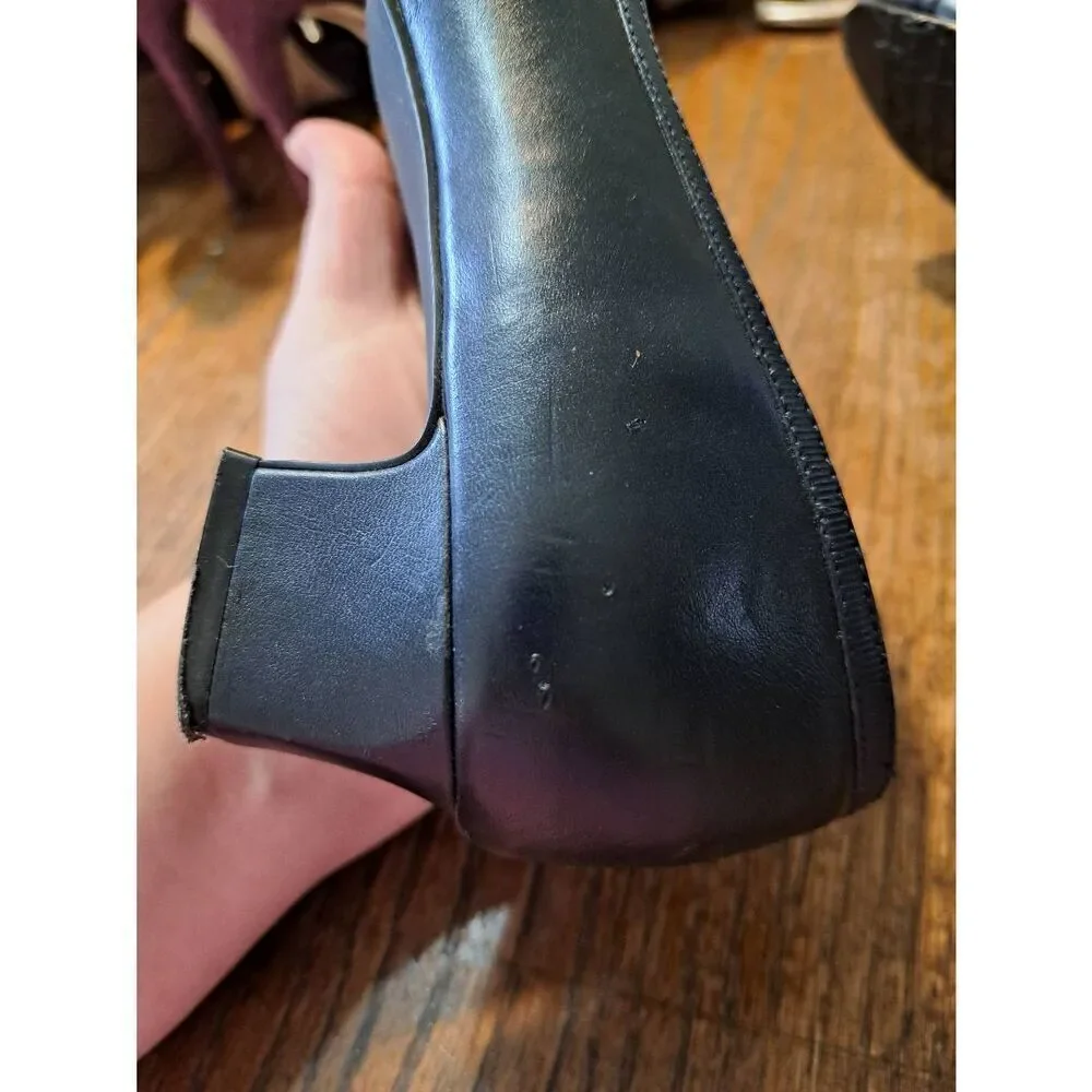 7W Soft Style Hush Puppy Blue Slip On Shoes